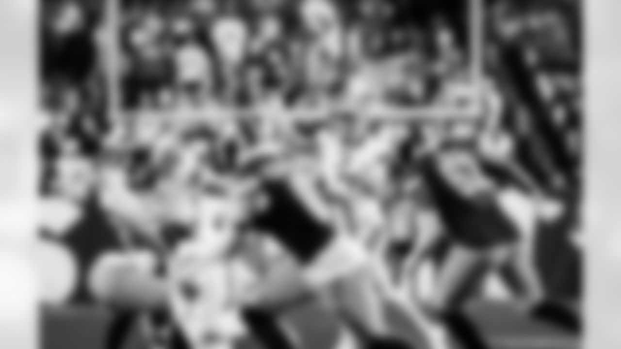 Detroit Lions quarterback Kyle Allen (8) during an NFL football game against the Washington Commanders on Sunday, Nov. 9, 2025 in Landover, Md. (Jeff Nguyen/Detroit Lions via AP)