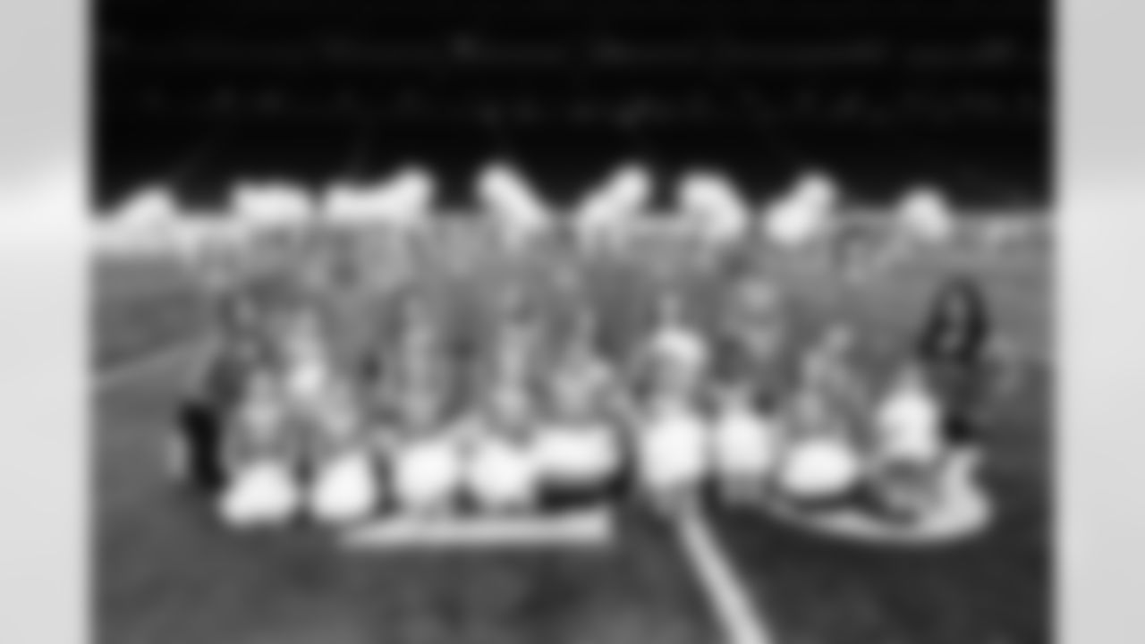 Participants during the junior cheer clinic at Ford Field on Dec. 7, 2025 in Detroit. (Mike Ferdinande/Detroit Lions)