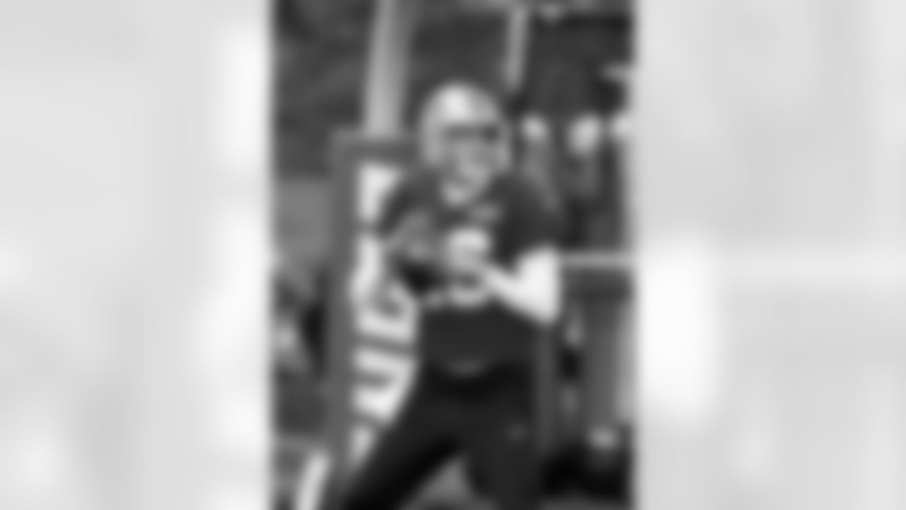 Detroit Lions quarterback Jared Goff (16) during practice at the Meijer Performance Center on Nov. 12, 2025 in Allen Park, Mich. (Jeff Nguyen/Detroit Lions)