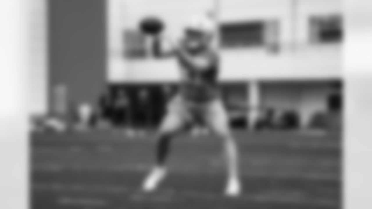 Detroit Lions tight end Sam LaPorta (87) during OTAs at the Meijer Performance Center on May 28, 2025 in Allen Park, Mich. (Jeff Nguyen/Detroit Lions)