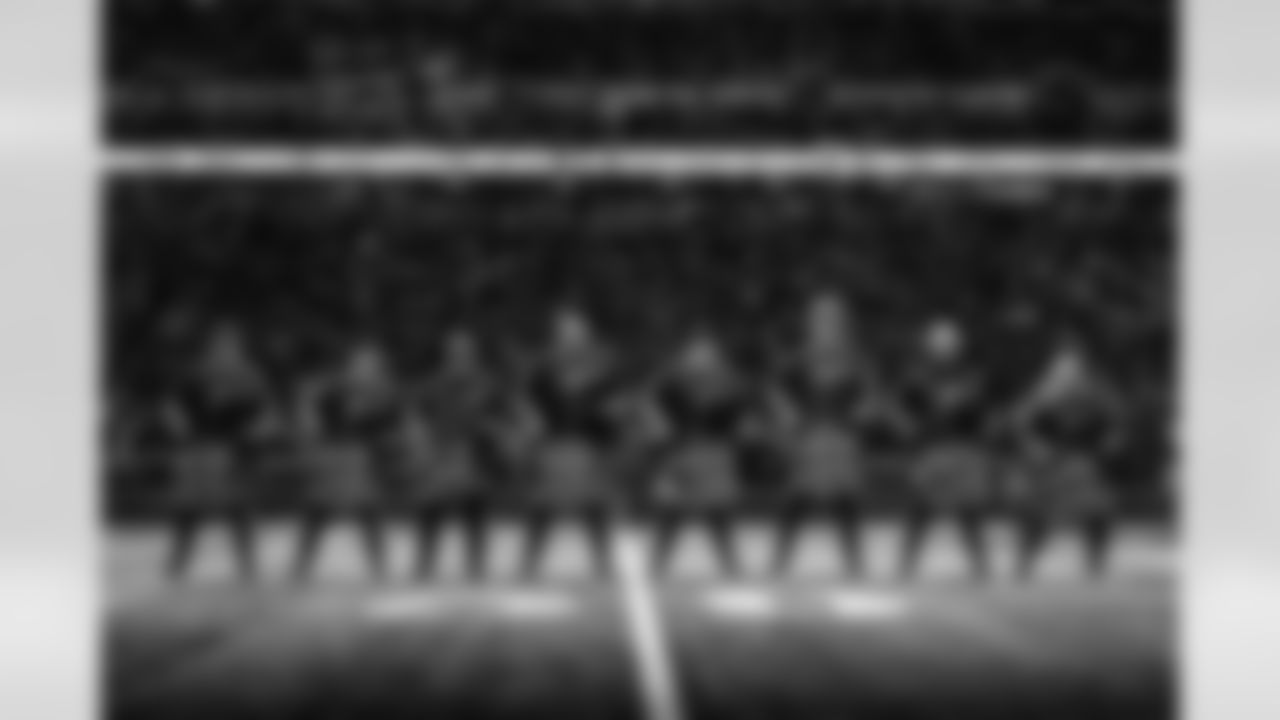 Detroit Lions Honolulu Boom perform during a NFL football game against the Green Bay Packers on November 23, 2023 in Detroit. (Mike Ferdinande/Detroit Lions)