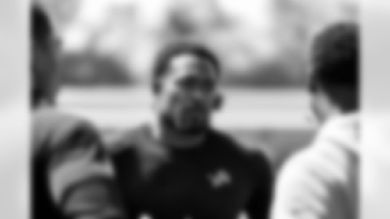 Detroit Lions linebacker Derrick Barnes (55) during offseason workouts at the Meijer Performance Center on May 7, 2025 in Allen Park, Mich. (Jeff Nguyen/Detroit Lions)
