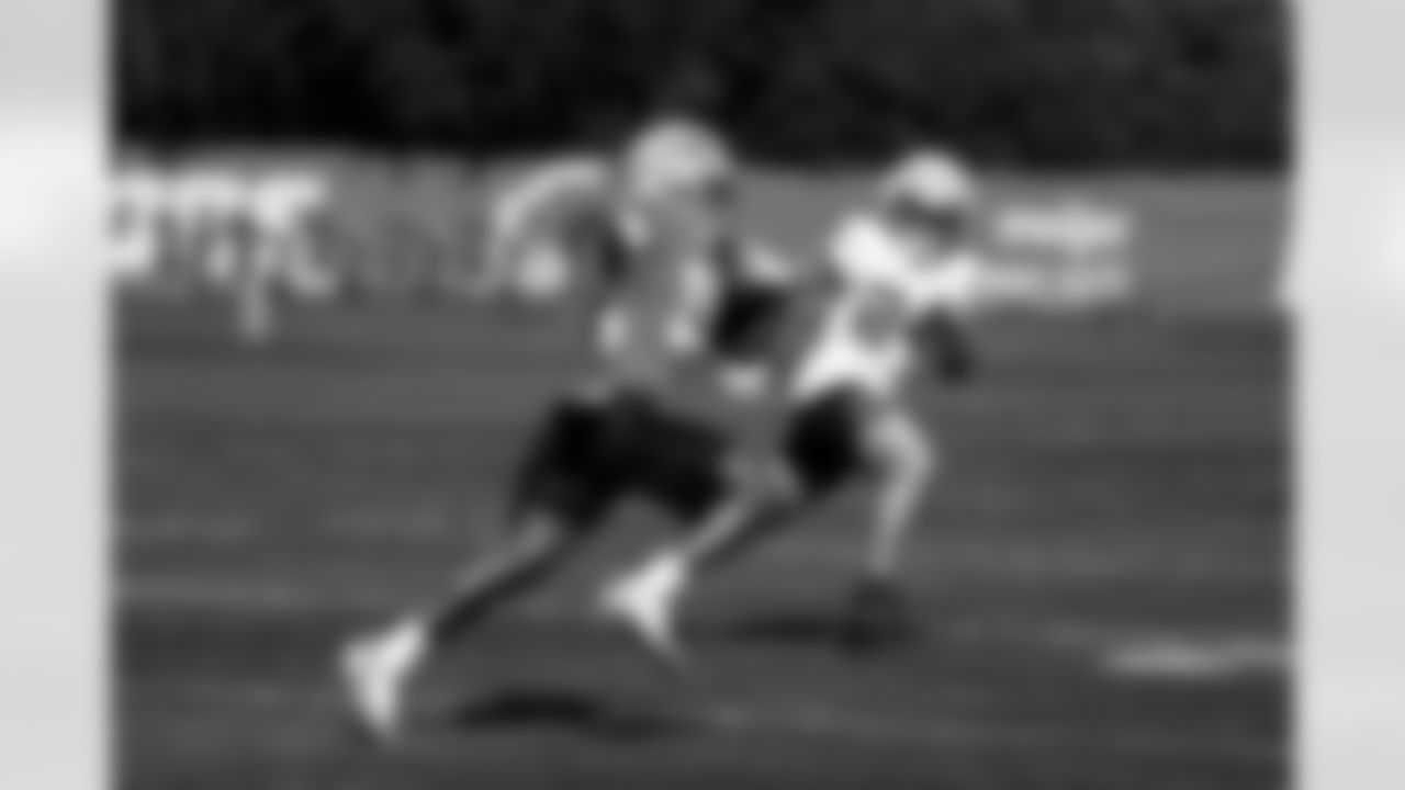 Detroit Lions wide receiver Dominic Lovett (19) during training camp at the Meijer Performance Center on July 22, 2025 in Allen Park, Mich. (Jeff Nguyen/Detroit Lions)
