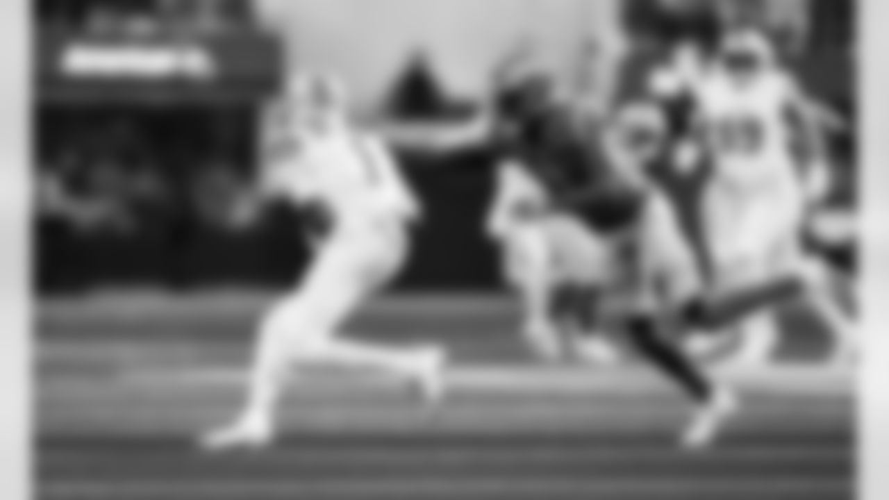 Detroit Lions wide receiver Jameson Williams (1) during an NFL football game against the Los Angeles Rams on Sunday, Dec. 14, 2025 in Inglewood, Calif. (Jeff Nguyen/Detroit Lions via AP)