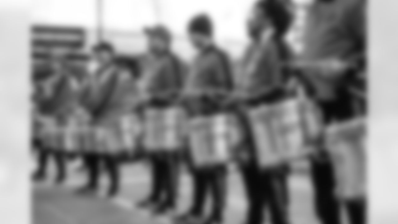 Detroit Lions Honolulu Boom performs before an NFL football game against the Pittsburgh Steelers on Sunday, Dec. 21, 2025 in Detroit. (Mike Ferdinande/Detroit Lions)