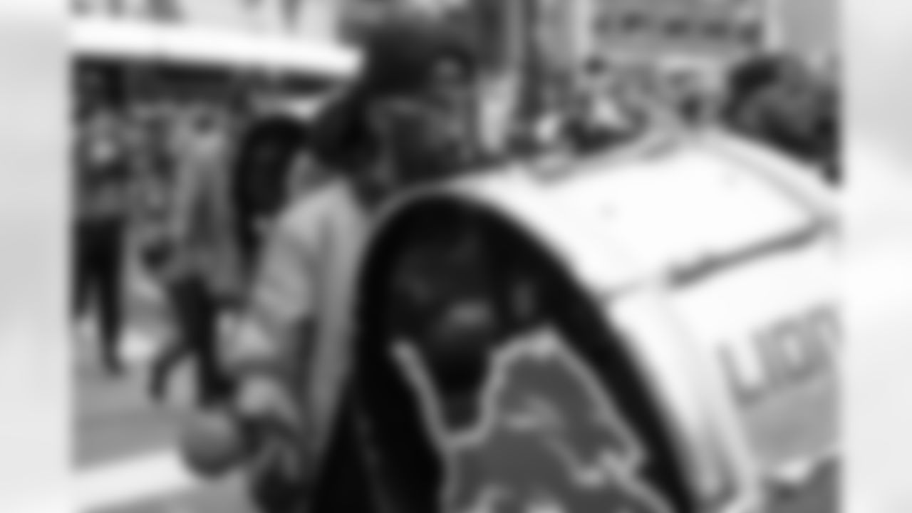 Detroit Lions Honolulu Boom performs before an NFL football game against the Green Bay Packers on Thursday, Nov. 27, 2025 in Detroit. (Mike Ferdinande/Detroit Lions)