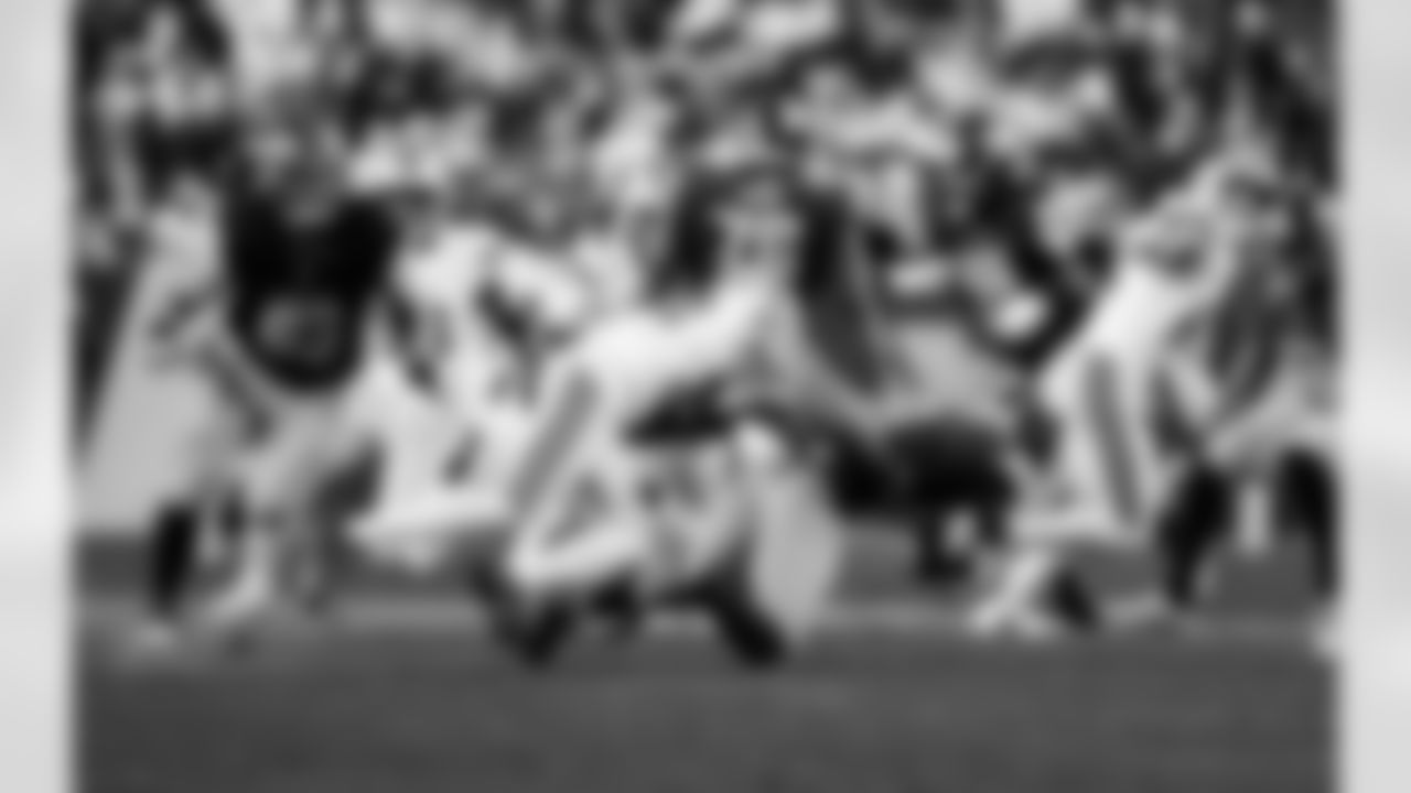 Detroit Lions defensive back Brian Branch (32) sacks Washington Commanders quarterback Marcus Mariota (8) during an NFL football game against the Washington Commanders on Sunday, Nov. 9, 2025 in Landover, Md. (Jeff Nguyen/Detroit Lions via AP)