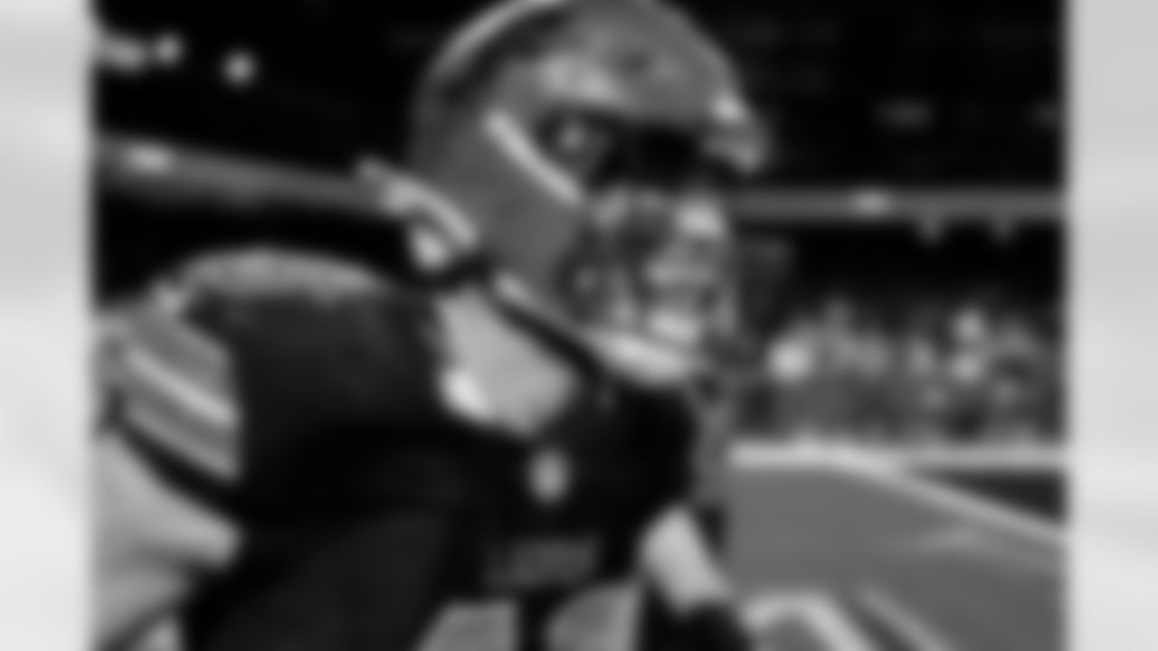 Detroit Lions linebacker Jack Campbell (46) after an NFL football game against the New York Giants on Sunday, Nov. 23, 2025 in Detroit. (Jeff Nguyen/Detroit Lions via AP)