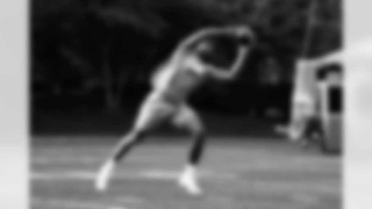 Detroit Lions wide receiver Dominic Lovett (19) during offseason workouts at the Meijer Performance Center on May 19, 2025 in Allen Park, Mich. (Jeff Nguyen/Detroit Lions)