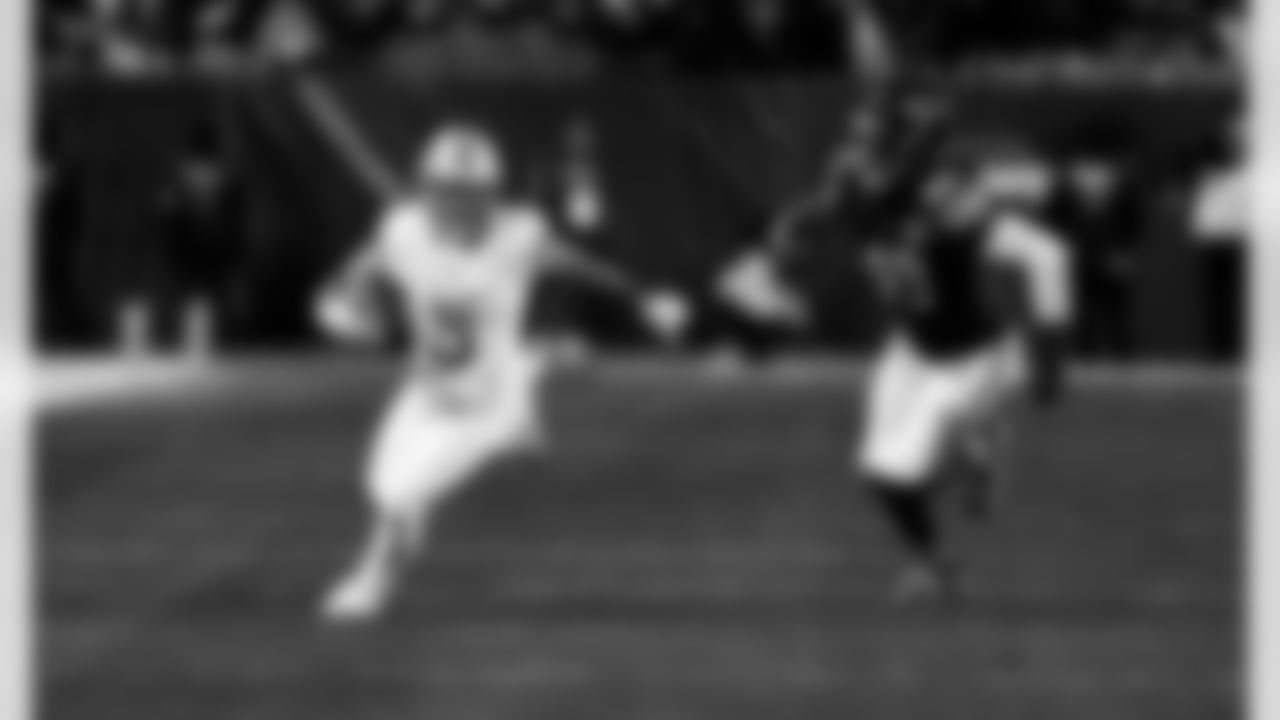 Detroit Lions running back David Montgomery (5) during an NFL football game against the Chicago Bears on Sunday, Jan. 4, 2026 in Chicago. (Jeff Nguyen/Detroit Lions via AP)