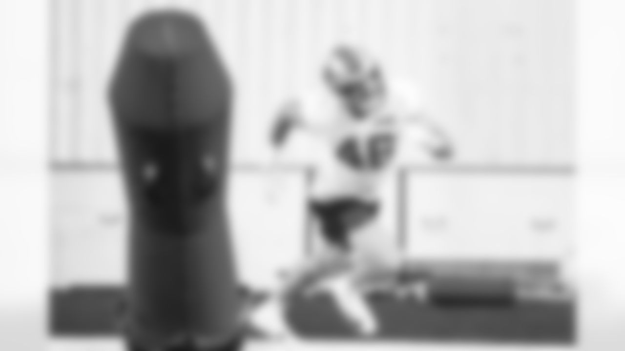 Detroit Lions linebacker Jack Campbell (46) during practice at the Meijer Performance Center on Dec. 18, 2025 in Allen Park, Mich. (Jeff Nguyen/Detroit Lions)