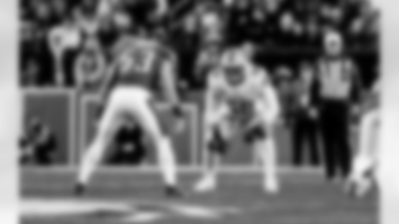 Detroit Lions tackle Penei Sewell (58) during an NFL football game against the Philadelphia Eagles on Sunday, Nov. 16, 2025 in Philadelphia. (Jeff Nguyen/Detroit Lions via AP)