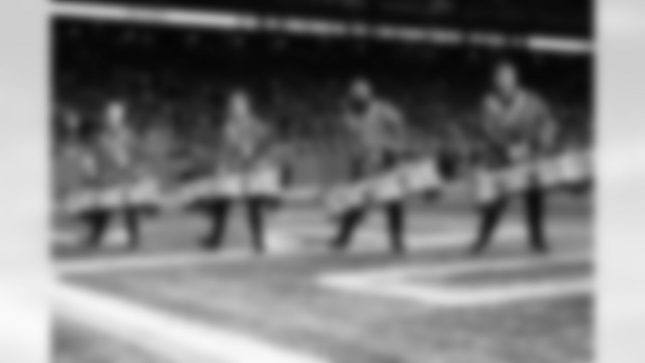 Detroit Lions Honolulu Boom performs during an NFL football game against the Green Bay Packers on Thursday, Nov. 27, 2025 in Detroit. (Mike Ferdinande/Detroit Lions)