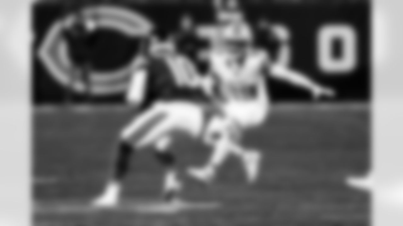 Detroit Lions defensive back Avonte Maddox (29) during an NFL football game against the Chicago Bears on Sunday, Jan. 4, 2026 in Chicago. (Jeff Nguyen/Detroit Lions via AP)