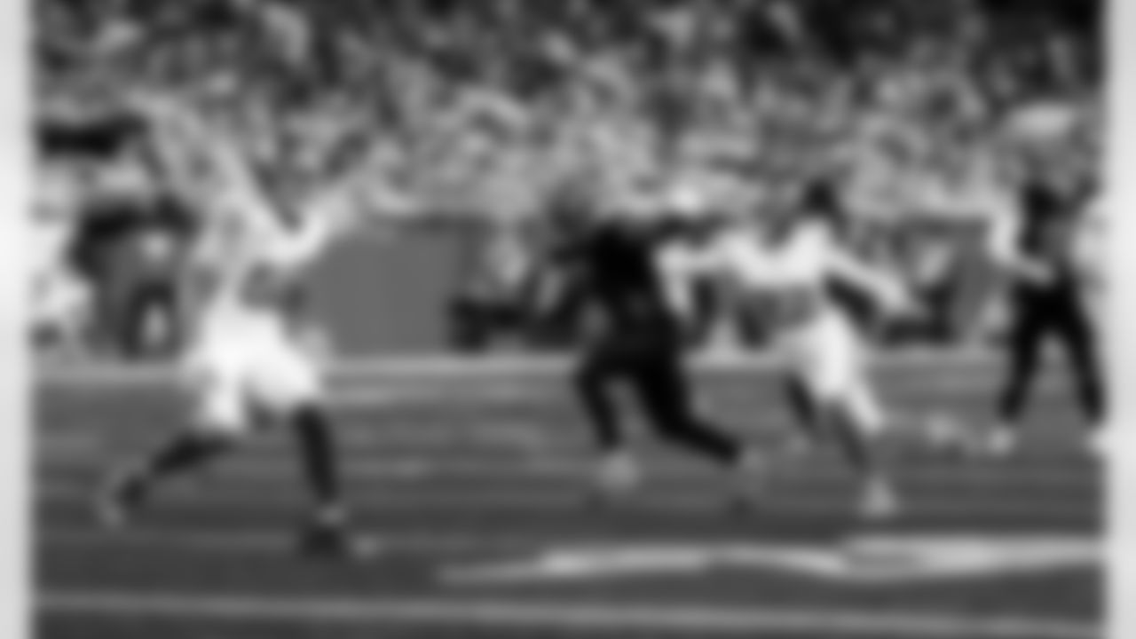 Detroit Lions wide receiver Amon-Ra St. Brown (14) during an NFL football game against the New York Giants on Sunday, Nov. 23, 2025 in Detroit. (Jeff Nguyen/Detroit Lions via AP)