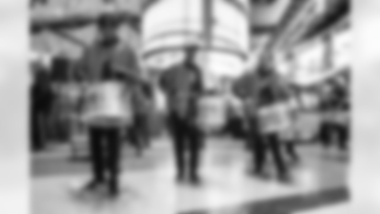 Detroit Lions Honolulu Boom performs before an NFL football game against the Pittsburgh Steelers on Sunday, Dec. 21, 2025 in Detroit. (Mike Ferdinande/Detroit Lions)