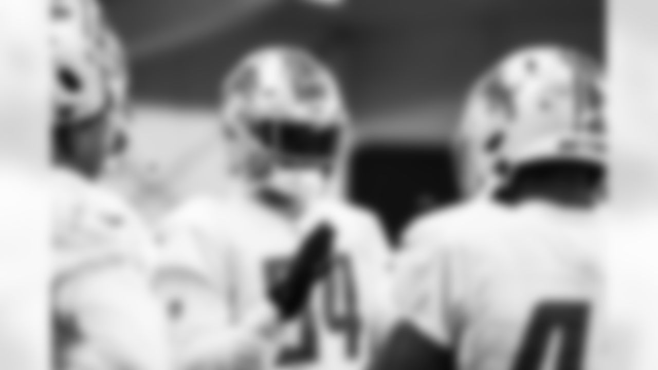 Detroit Lions linebacker Alex Anzalone (34) during practice at the Lions training facility in Allen Park, MI on December 20, 2023. (Jeff Nguyen/Detroit Lions)