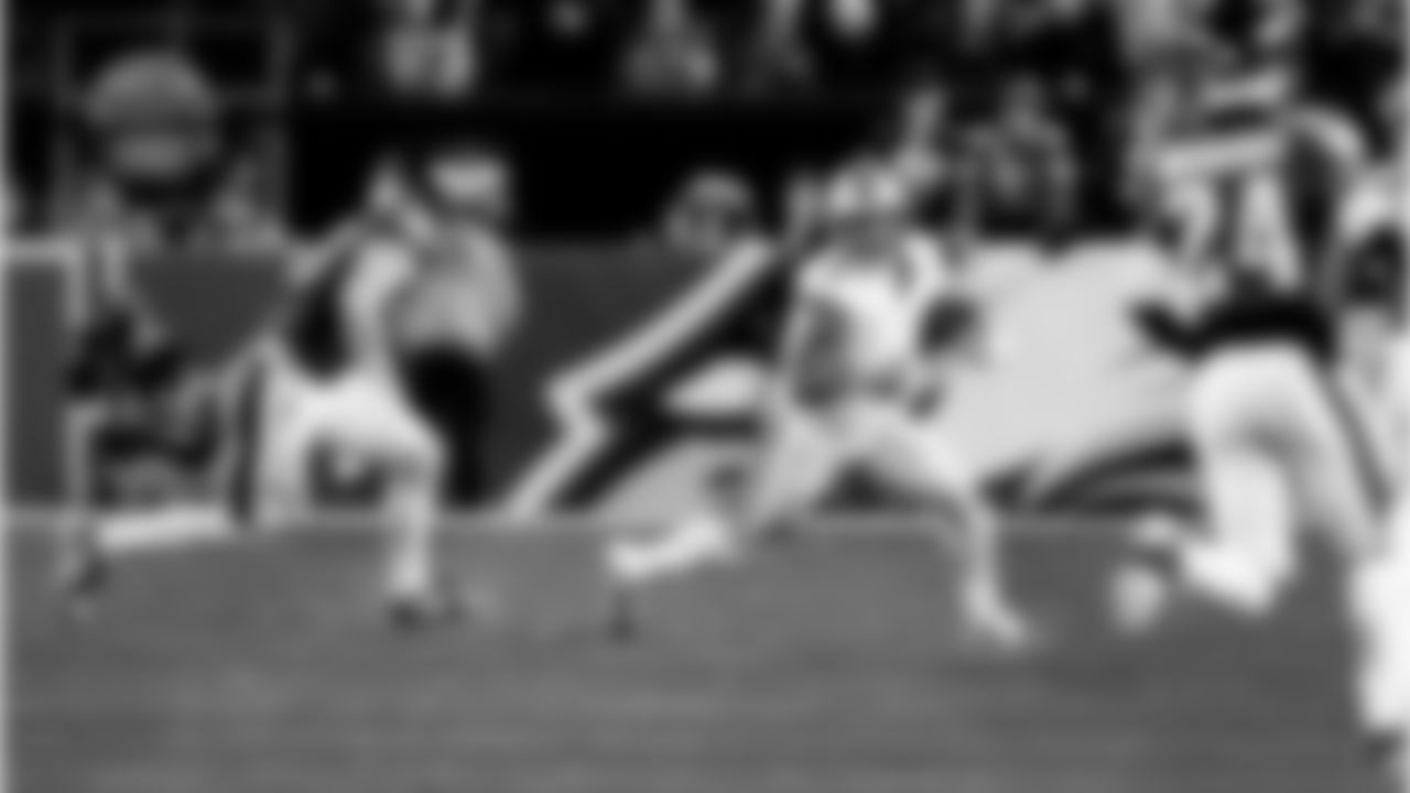 Detroit Lions running back David Montgomery (5) during an NFL football game against the Philadelphia Eagles on Sunday, Nov. 16, 2025 in Philadelphia. (Jeff Nguyen/Detroit Lions via AP)