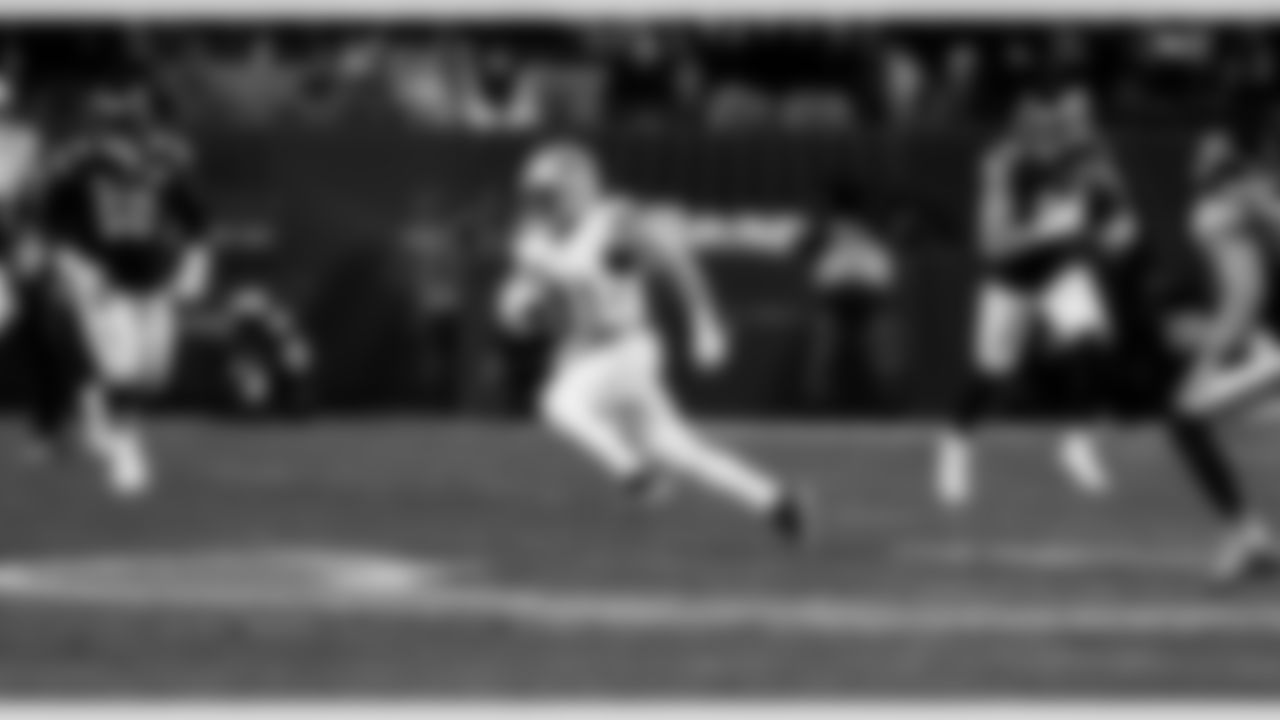 Detroit Lions wide receiver Kalif Raymond (11) during an NFL football game against the Chicago Bears on Sunday, Jan. 4, 2026 in Chicago. (Jeff Nguyen/Detroit Lions via AP)