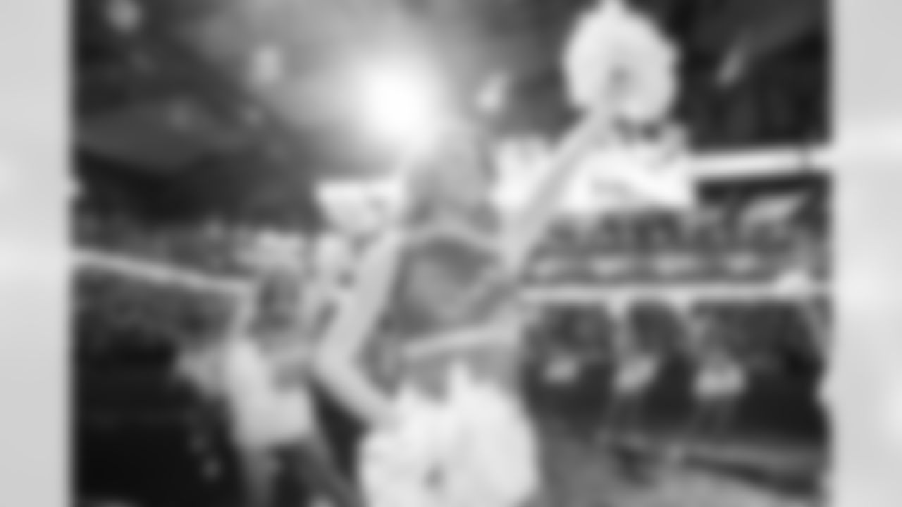 Detroit Lions Cheerleaders perform during an NFL football game against the Dallas Cowboys on Thursday, Dec. 4, 2025 in Detroit. (Mike Ferdinande/Detroit Lions)