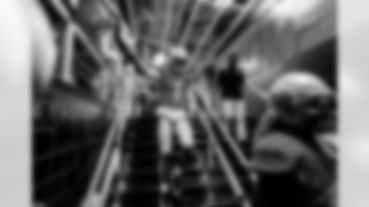 Detroit Lions wide receiver Jameson Williams (1) before an NFL football game against the Green Bay Packers on Thursday, Nov. 27, 2025 in Detroit. (Jeff Nguyen/Detroit Lions via AP)