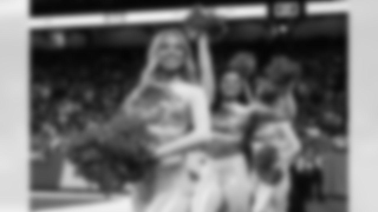 Detroit Lions Cheerleaders perform during an NFL football game against the Pittsburgh Steelers on Sunday, Dec. 21, 2025 in Detroit. (Mike Ferdinande/Detroit Lions)