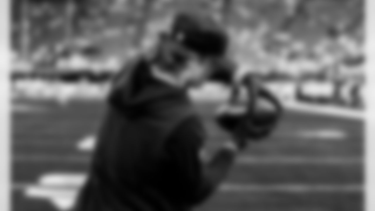 Detroit Lions wide receiver Isaac TeSlaa (18) before an NFL football game against the Minnesota Vikings on Thursday, Dec. 25, 2025 in Minneapolis. (Jeff Nguyen/Detroit Lions via AP)