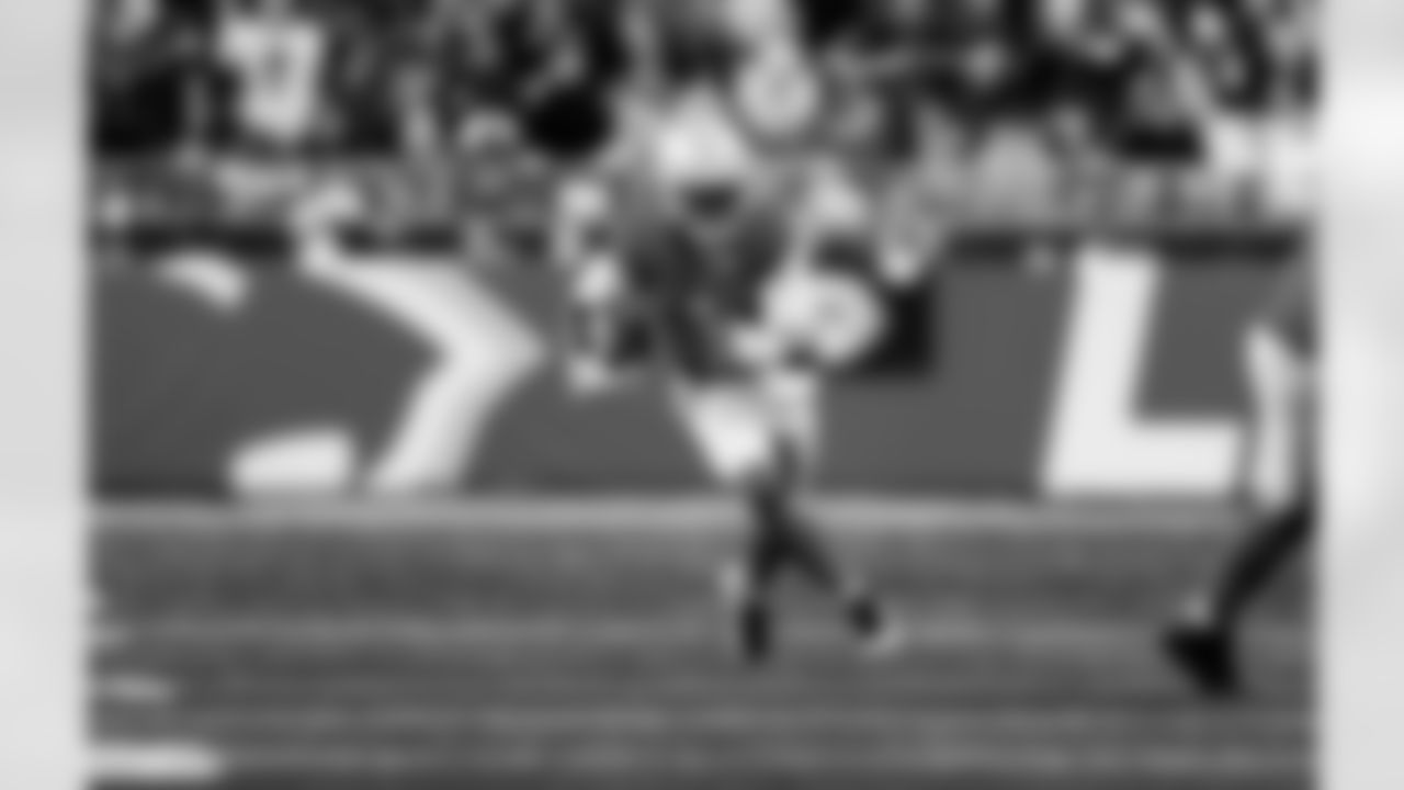 Detroit Lions wide receiver Jameson Williams (1) during an NFL football game against the Green Bay Packers on Thursday, Nov. 27, 2025 in Detroit. (Jeff Nguyen/Detroit Lions via AP)