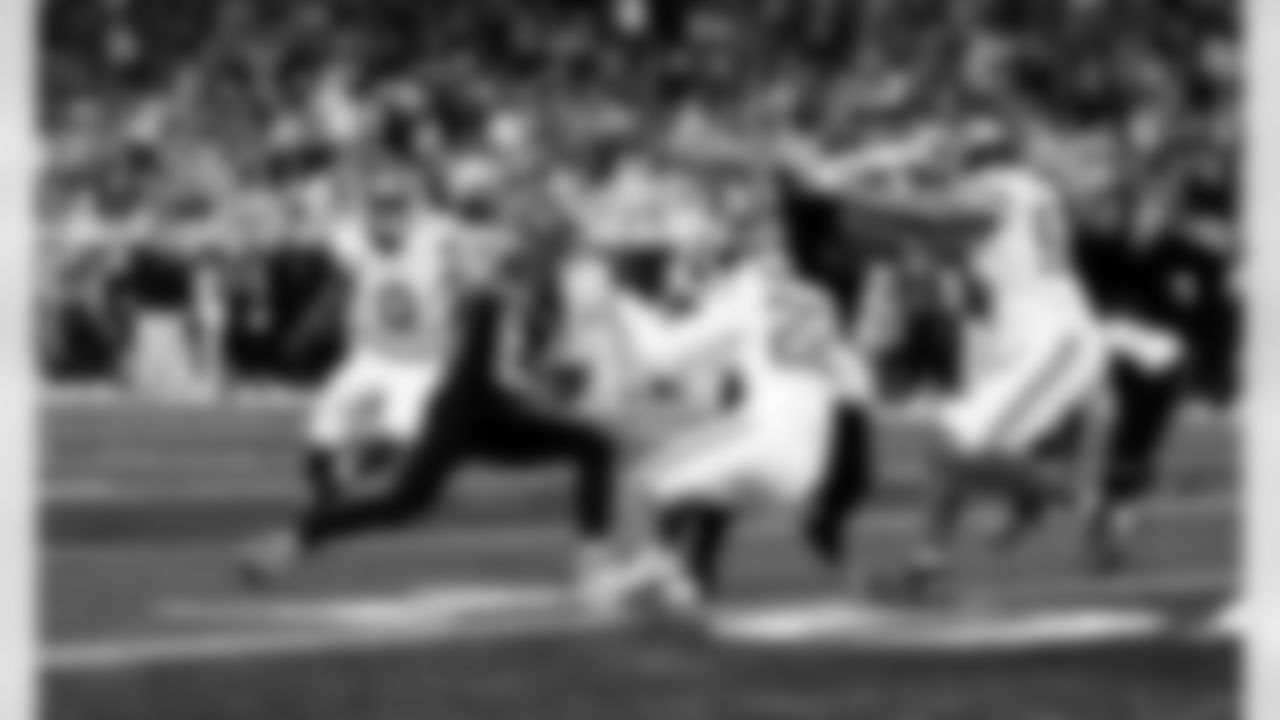 Detroit Lions wide receiver Amon-Ra St. Brown (14) during an NFL football game against the New York Giants on Sunday, Nov. 23, 2025 in Detroit. (Jeff Nguyen/Detroit Lions via AP)