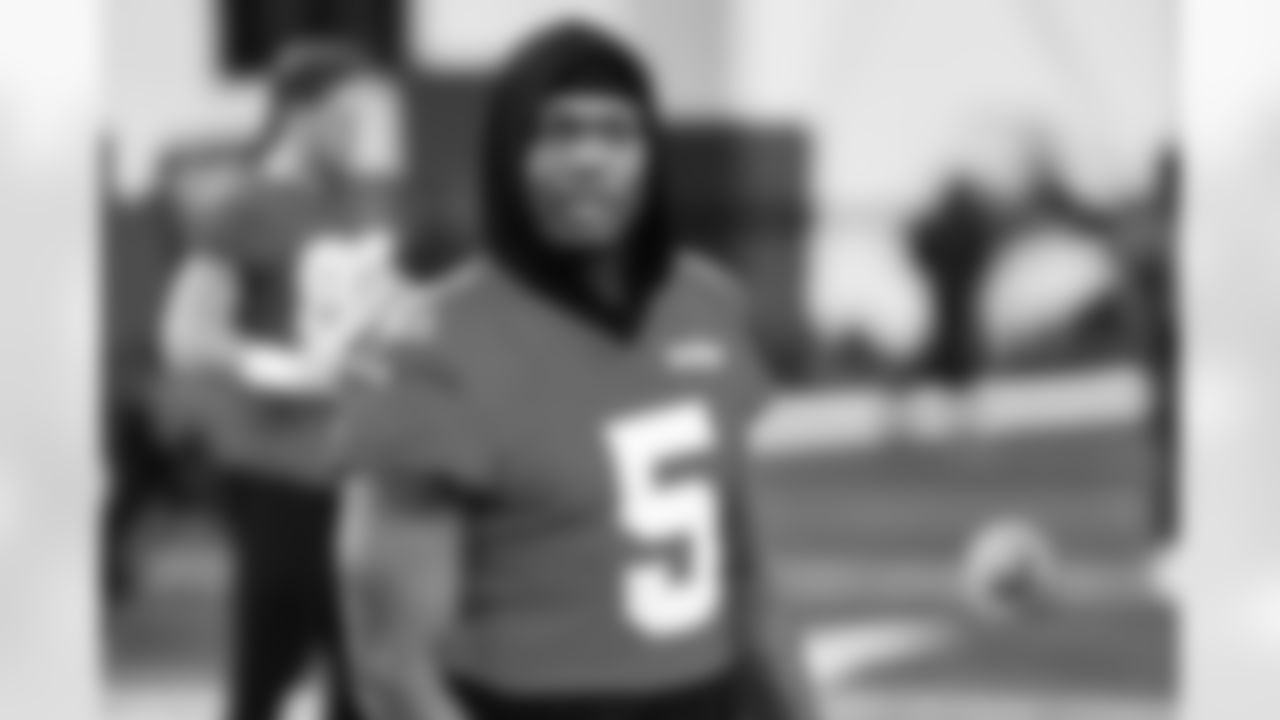 Detroit Lions running back David Montgomery (5) during practice at the Meijer Performance Center on Oct. 18, 2025 in Allen Park, Mich. (Jeff Nguyen/Detroit Lions)