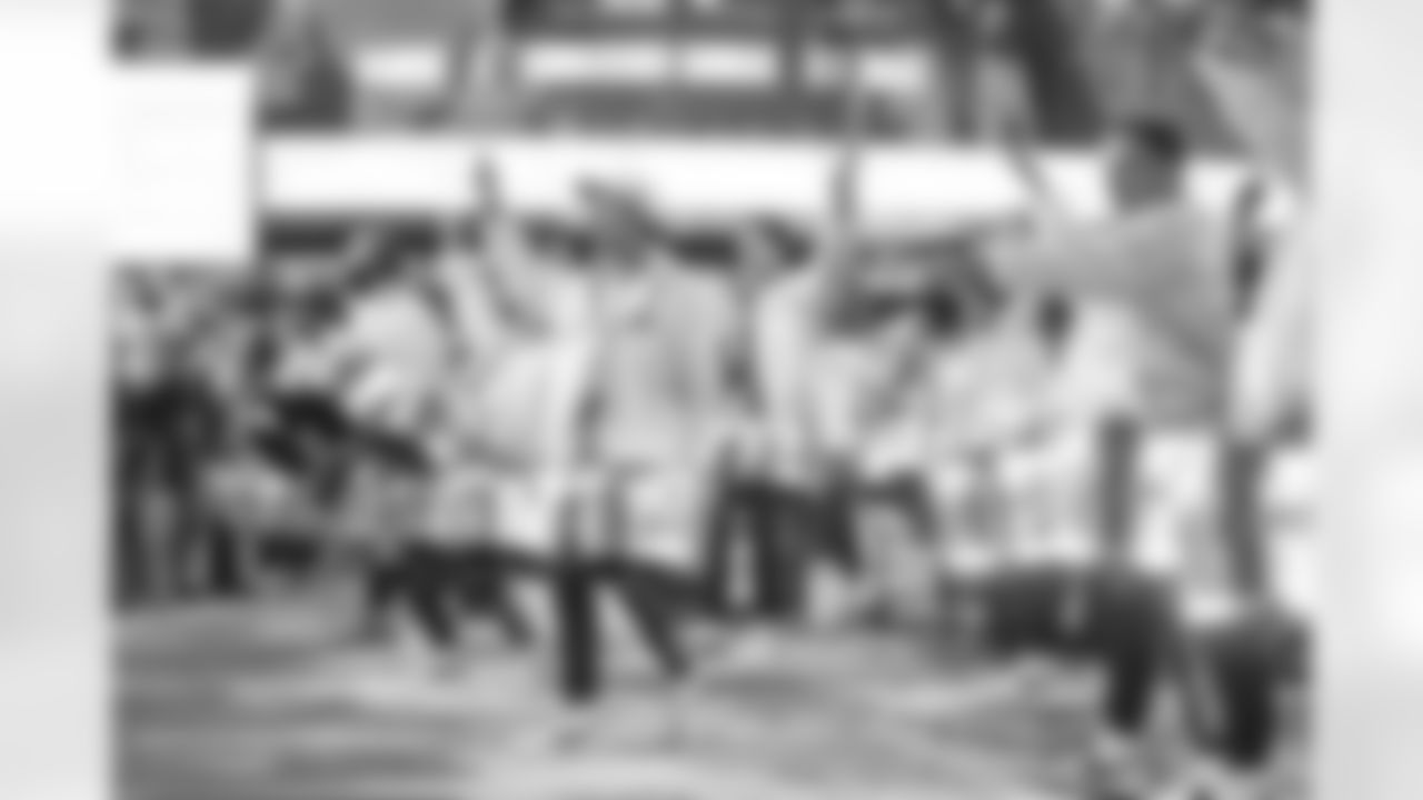 Detroit Lions Honolulu Boom performs before an NFL football game against the Dallas Cowboys on Thursday, Dec. 4, 2025 in Detroit. (Mike Ferdinande/Detroit Lions)