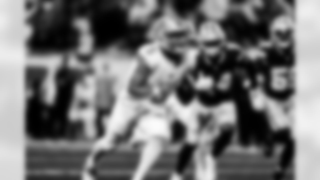 Detroit Lions running back David Montgomery (5) during an NFL football game against the Dallas Cowboys on Thursday, Dec. 4, 2025 in Detroit. (Jeff Nguyen/Detroit Lions via AP)