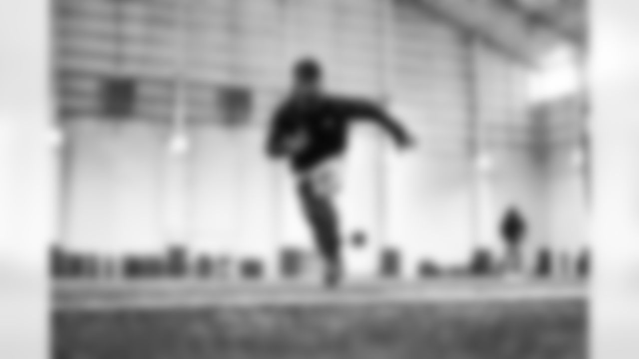 Detroit Lions cornerback Stantley Thomas-Oliver III (38) during offseason workouts at the Meijer Performance Center on May 1, 2025 in Allen Park, Mich. (Jeff Nguyen/Detroit Lions)