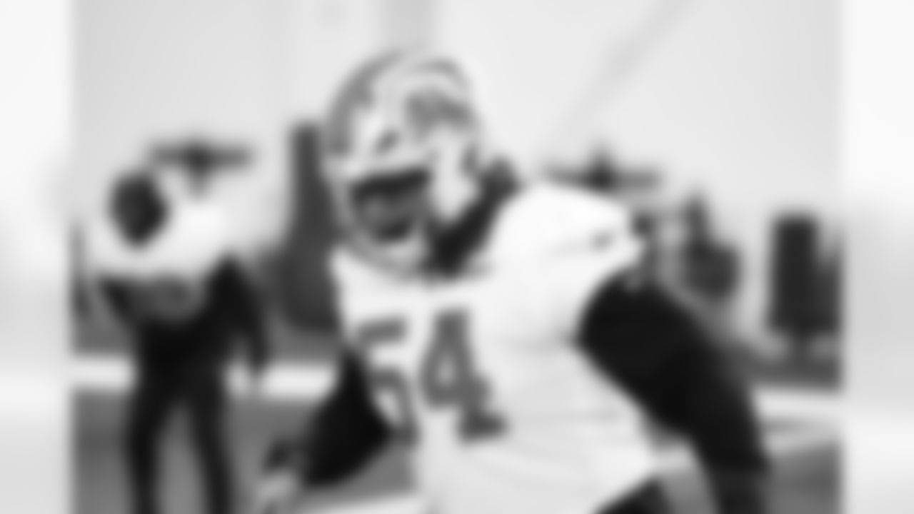 Detroit Lions defensive lineman Alim McNeill (54) during practice at the Meijer Performance Center on Dec. 11, 2025 in Allen Park, Mich. (Jeff Nguyen/Detroit Lions)