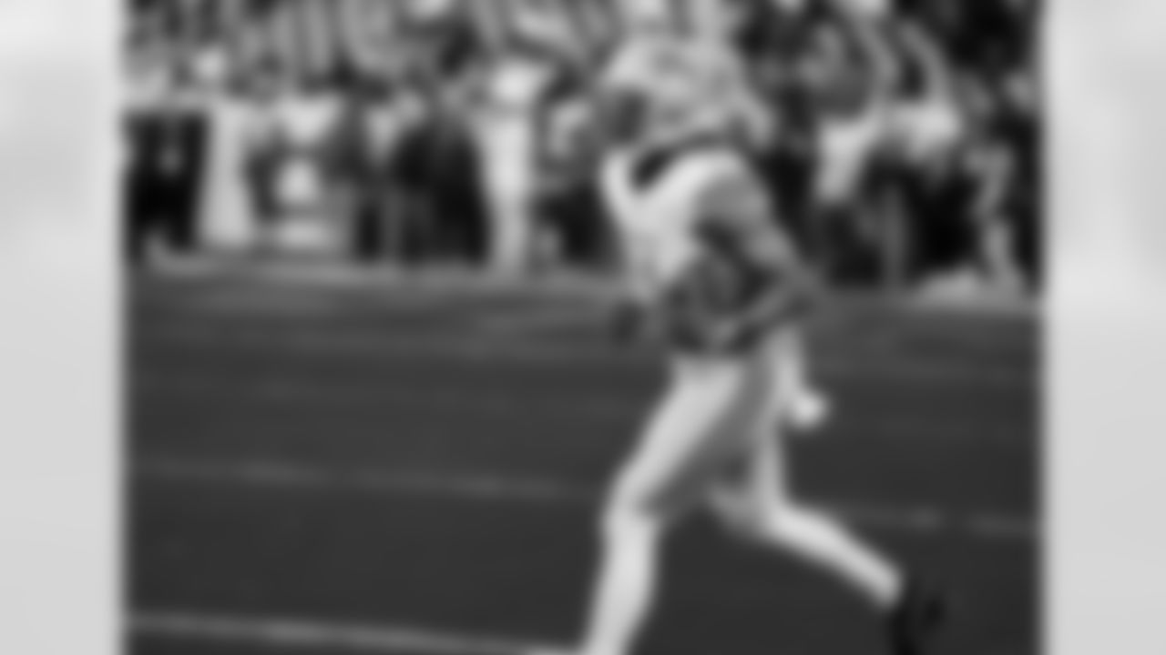 Detroit Lions wide receiver Kalif Raymond (11) before an NFL football game against the Washington Commanders on Sunday, Nov. 9, 2025 in Landover, Md. (Jeff Nguyen/Detroit Lions via AP)