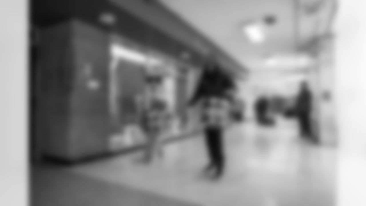 Members of Detroit Lions Honolulu Boom and students during a Count Day activation event at Detroit Lions Academy on Feb. 11, 2026 in Detroit. (Carl Jones II/Detroit Lions)