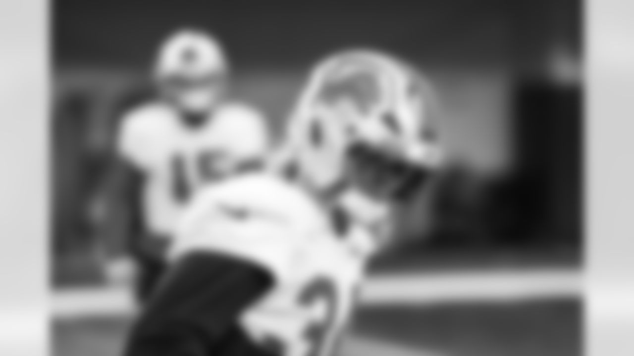 Detroit Lions linebacker Alex Anzalone (34) during practice at the Meijer Performance Center on Dec. 2, 2025 in Allen Park, Mich. (Jeff Nguyen/Detroit Lions)