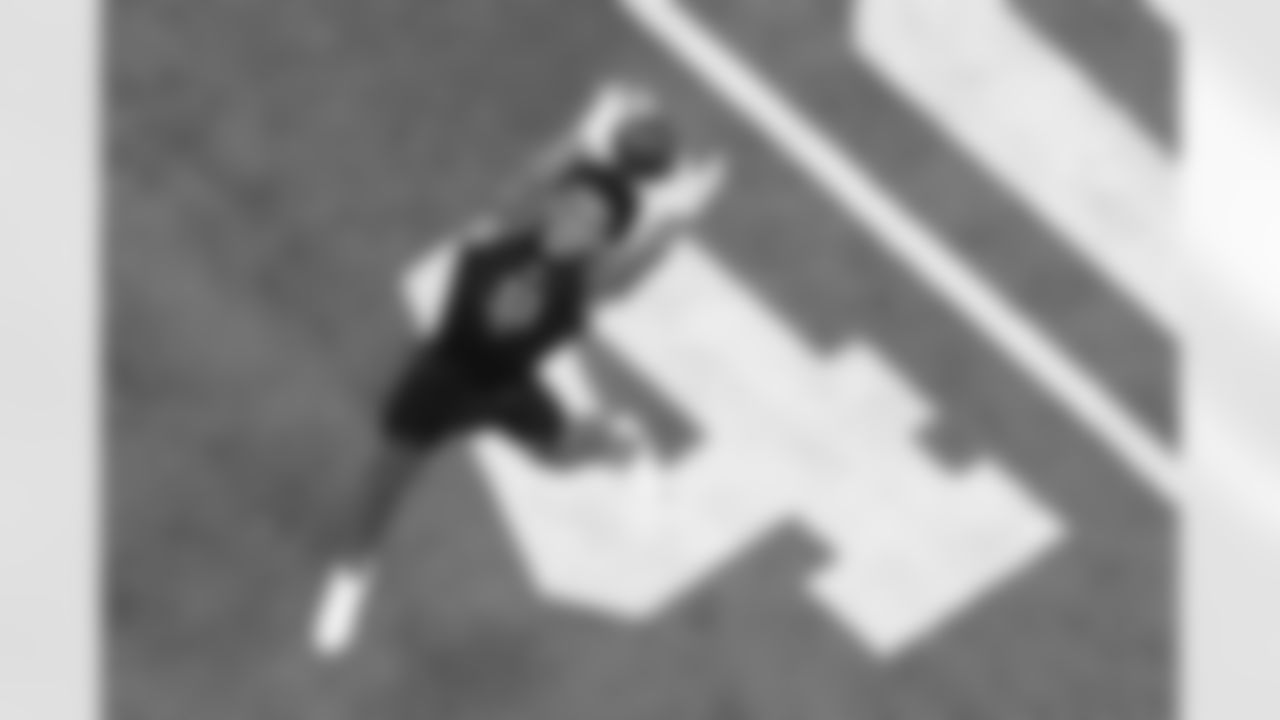 Miami defensive back Jakobe Thomas (53) goes through drills and testing at the NFL football scouting combine in Indianapolis, Friday, Feb. 27, 2026. (AP Photo/Eric Gay)