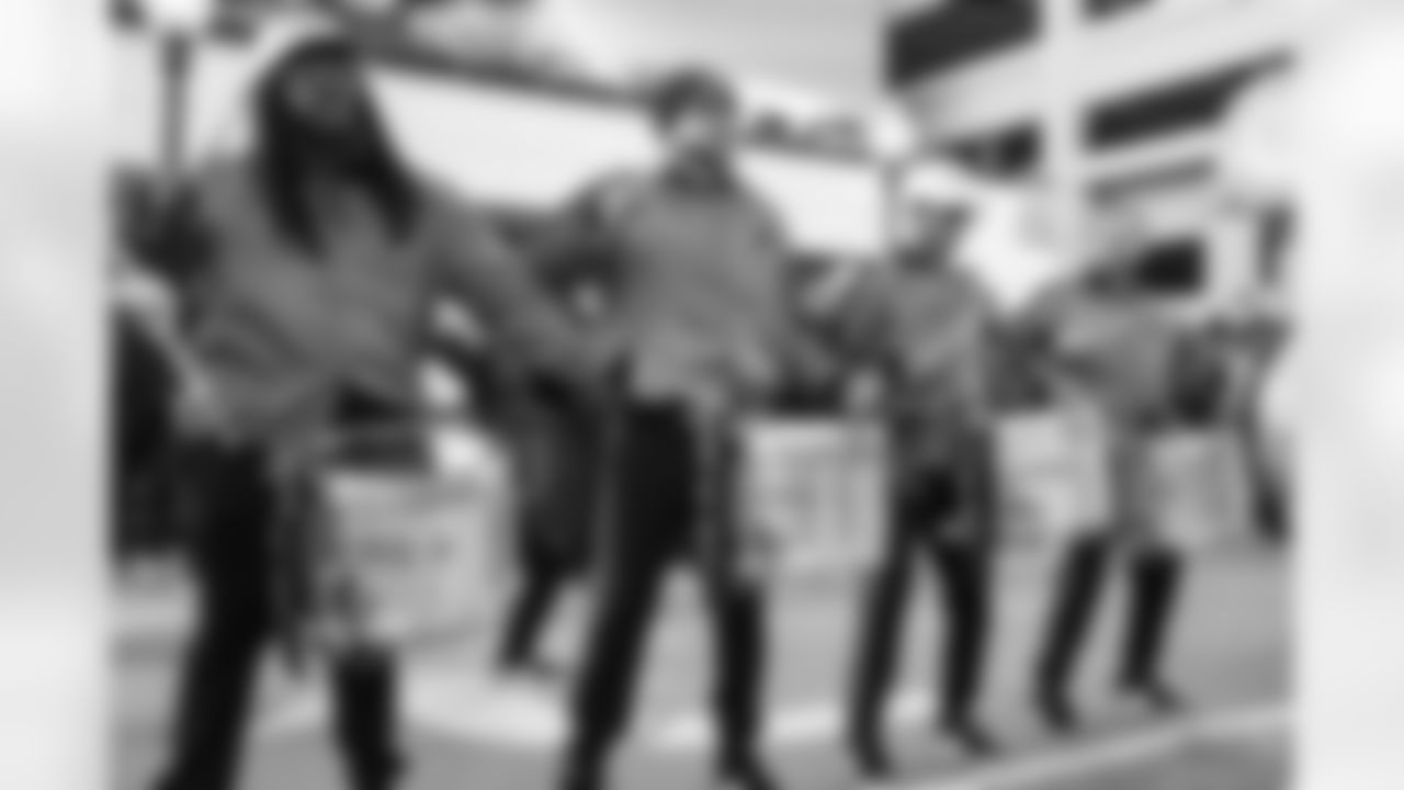 Detroit Lions Honolulu Boom performs before an NFL football game against the Pittsburgh Steelers on Sunday, Dec. 21, 2025 in Detroit. (Mike Ferdinande/Detroit Lions)