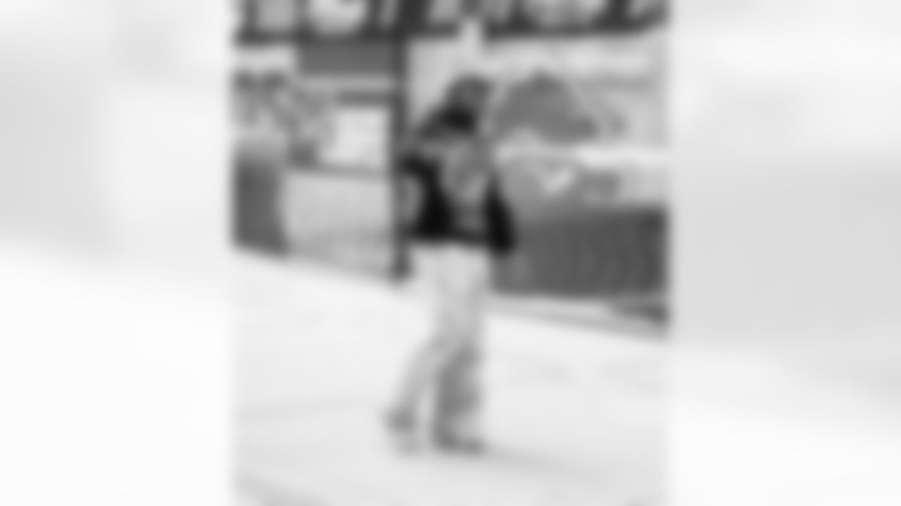 Detroit Lions cornerback Khalil Dorsey (30) arrives to an NFL football game against the Pittsburgh Steelers on Sunday, Dec. 21, 2025 in Detroit. (Jeff Nguyen/Detroit Lions via AP)