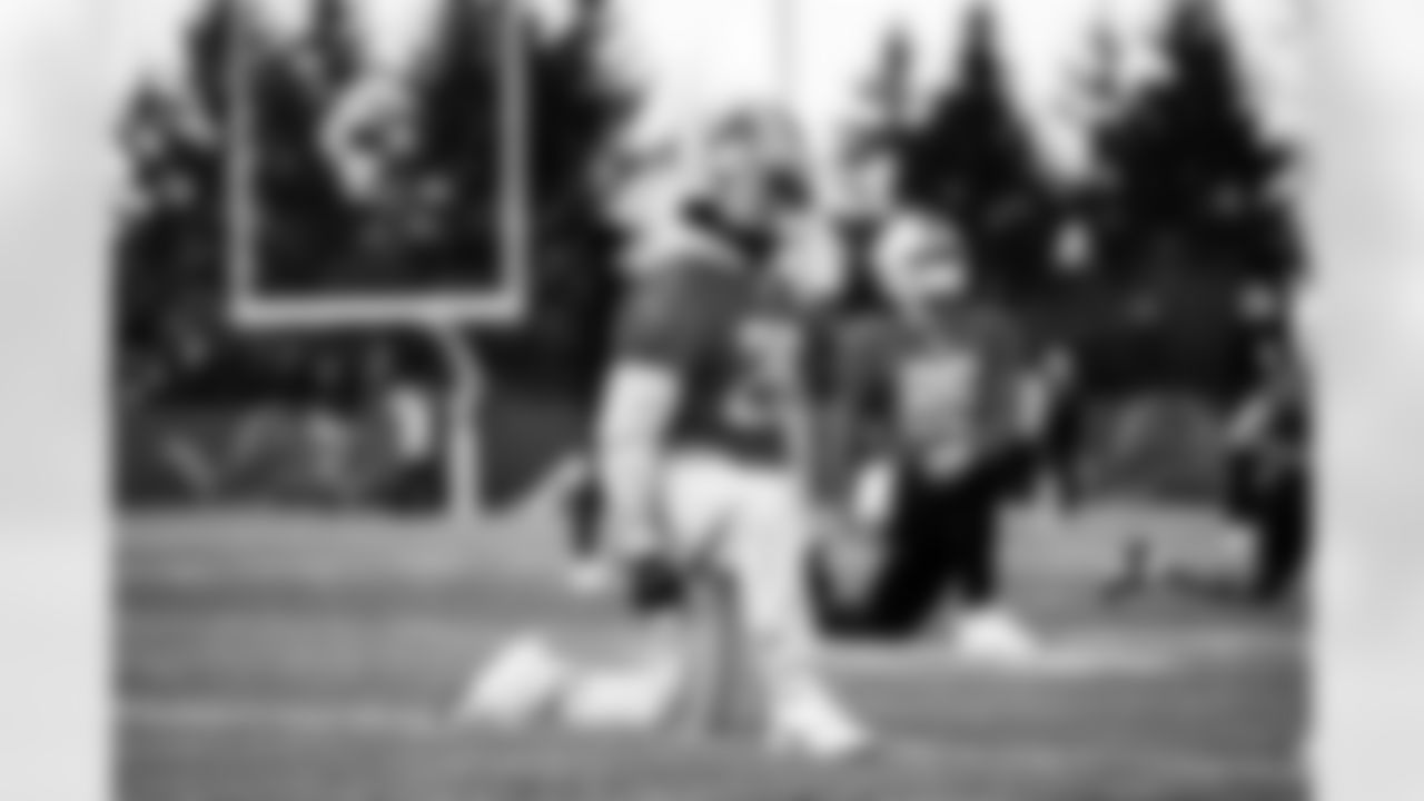 Detroit Lions running back Jahmyr Gibbs (26) during practice at the Lions training facility in Allen Park, MI on December 6, 2023. (Jeff Nguyen/Detroit Lions)