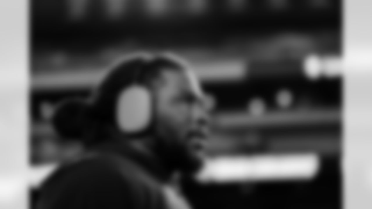 Detroit Lions defensive lineman Alim McNeill (54) before an NFL football game against the Philadelphia Eagles on Sunday, Nov. 16, 2025 in Philadelphia. (Jeff Nguyen/Detroit Lions via AP)