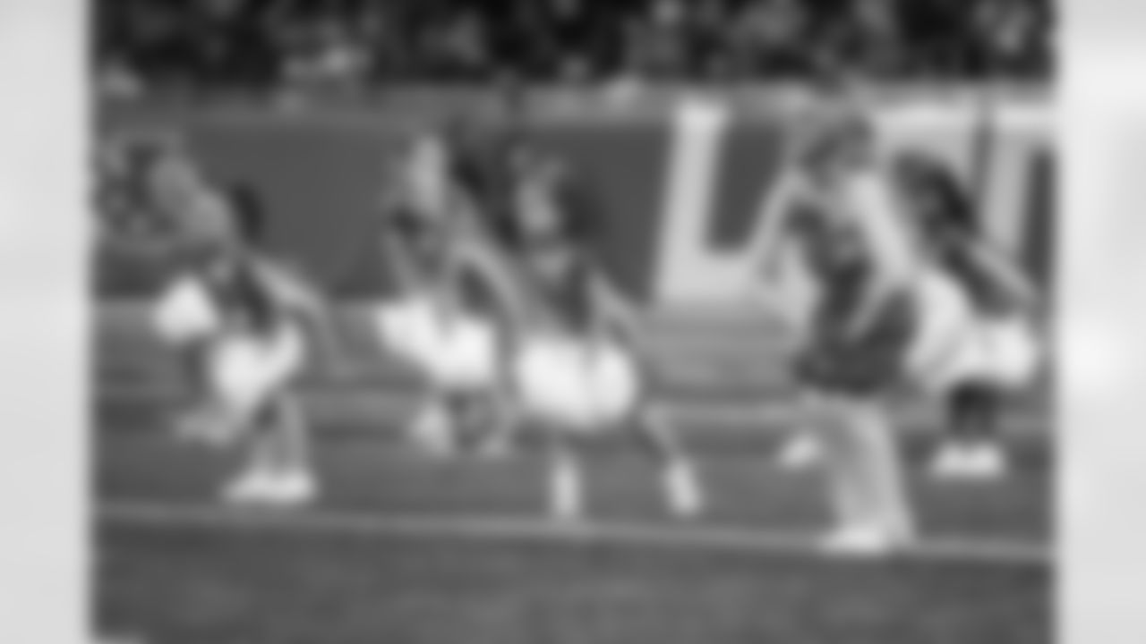Junior Cheer participants perform at halftime during an NFL football game against the Pittsburgh Steelers on Sunday, Dec. 21, 2025 in Detroit. (Mike Ferdinande/Detroit Lions)