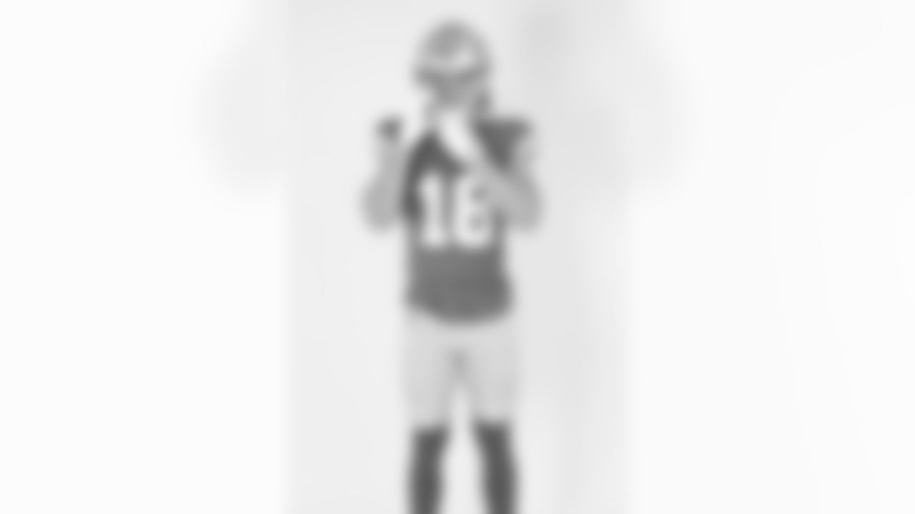 Detroit Lions wide receiver Isaac TeSlaa (18) poses for a portrait during the NFLPA Rookie Premiere on Saturday, May 17, 2025 in Thousand Oaks, Calif. (Ben Liebenberg/NFL)