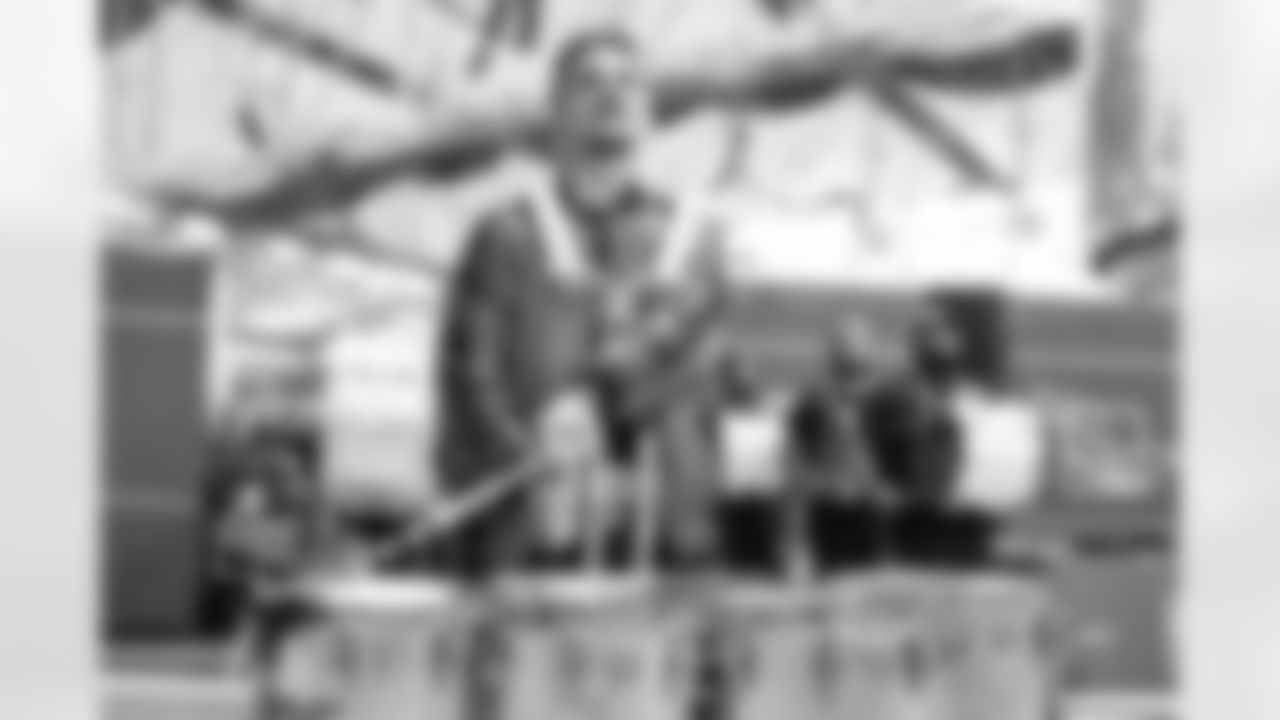 Detroit Lions Honolulu Boom performs before an NFL football game against the Minnesota Vikings on Sunday, Nov. 2, 2025 in Detroit. (Mike Ferdinande/Detroit Lions)