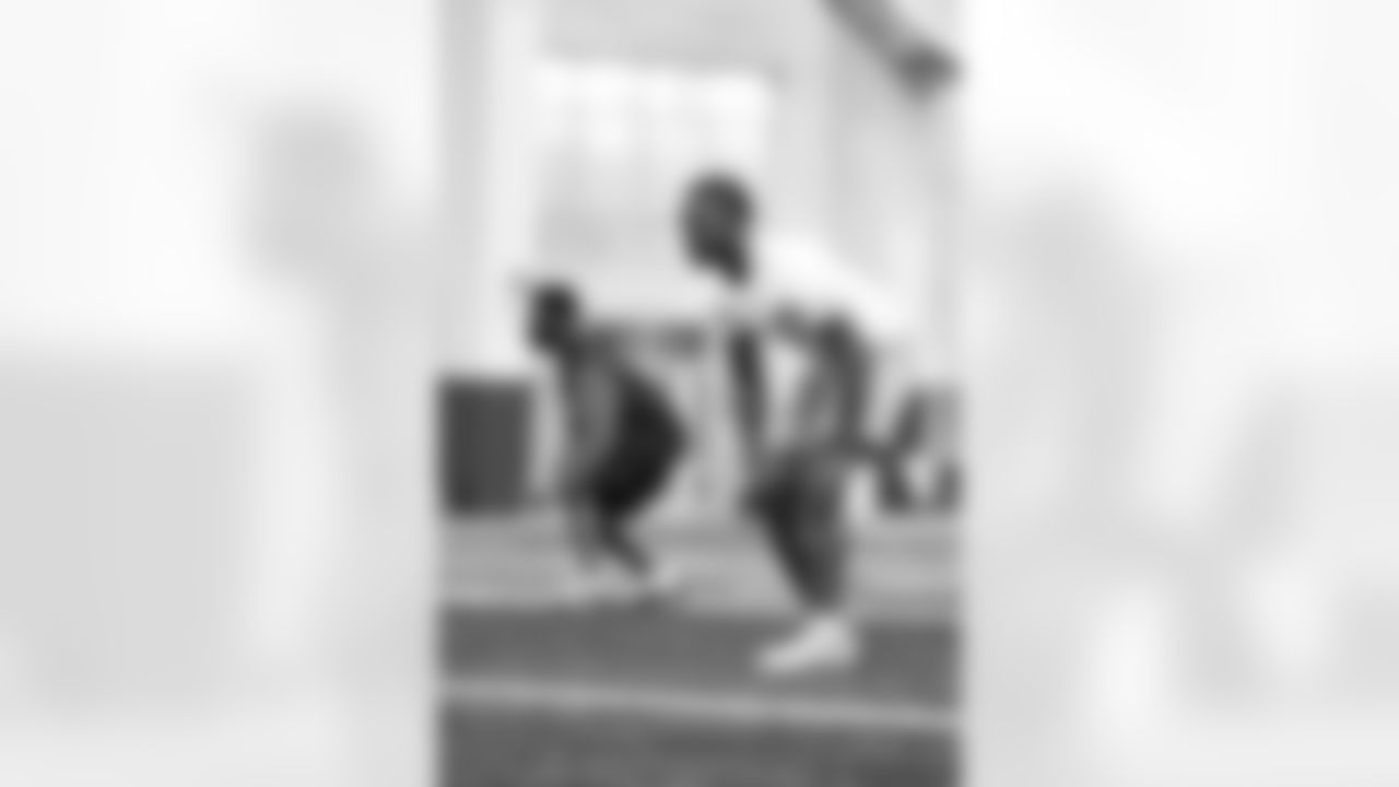 Detroit Lions cornerback Terrion Arnold (6) during offseason workouts at the Meijer Performance Center on May 8, 2025 in Allen Park, Mich. (Jeff Nguyen/Detroit Lions)