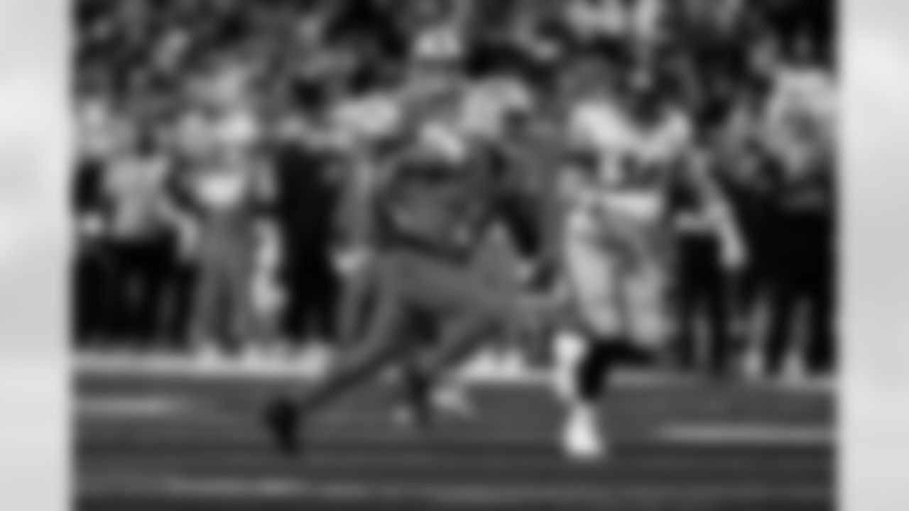 Detroit Lions running back David Montgomery (5) during an NFL football game against the Pittsburgh Steelers on Sunday, Dec. 21, 2025 in Detroit. (Jeff Nguyen/Detroit Lions via AP)