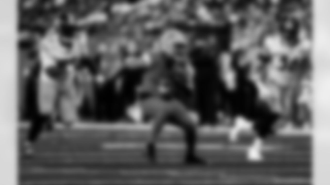 Detroit Lions running back David Montgomery (5) during an NFL football game against the Pittsburgh Steelers on Sunday, Dec. 21, 2025 in Detroit. (Jeff Nguyen/Detroit Lions via AP)