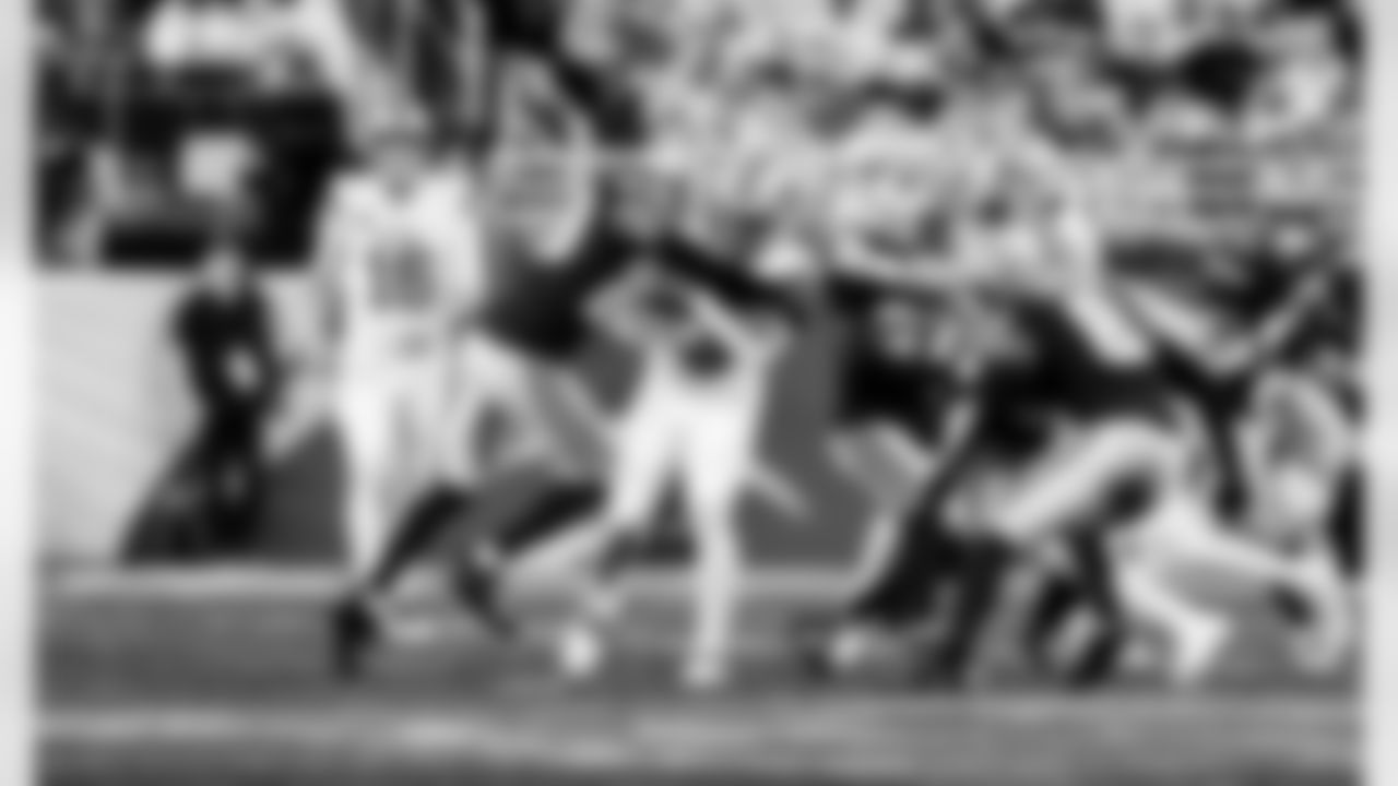 Detroit Lions running back David Montgomery (5) during an NFL football game against the Dallas Cowboys on Thursday, Dec. 4, 2025 in Detroit. (Jeff Nguyen/Detroit Lions via AP)