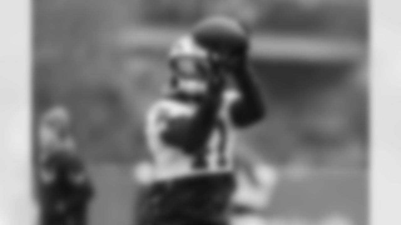 The Carolina Panthers hold practice on Monday, Dec. 08, 2025 at Bank Of America Stadium in Charlotte, NC.